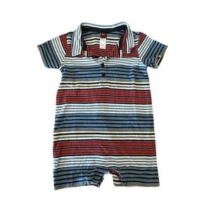 Tea Collection Striped Polo Romper 18-24 Months